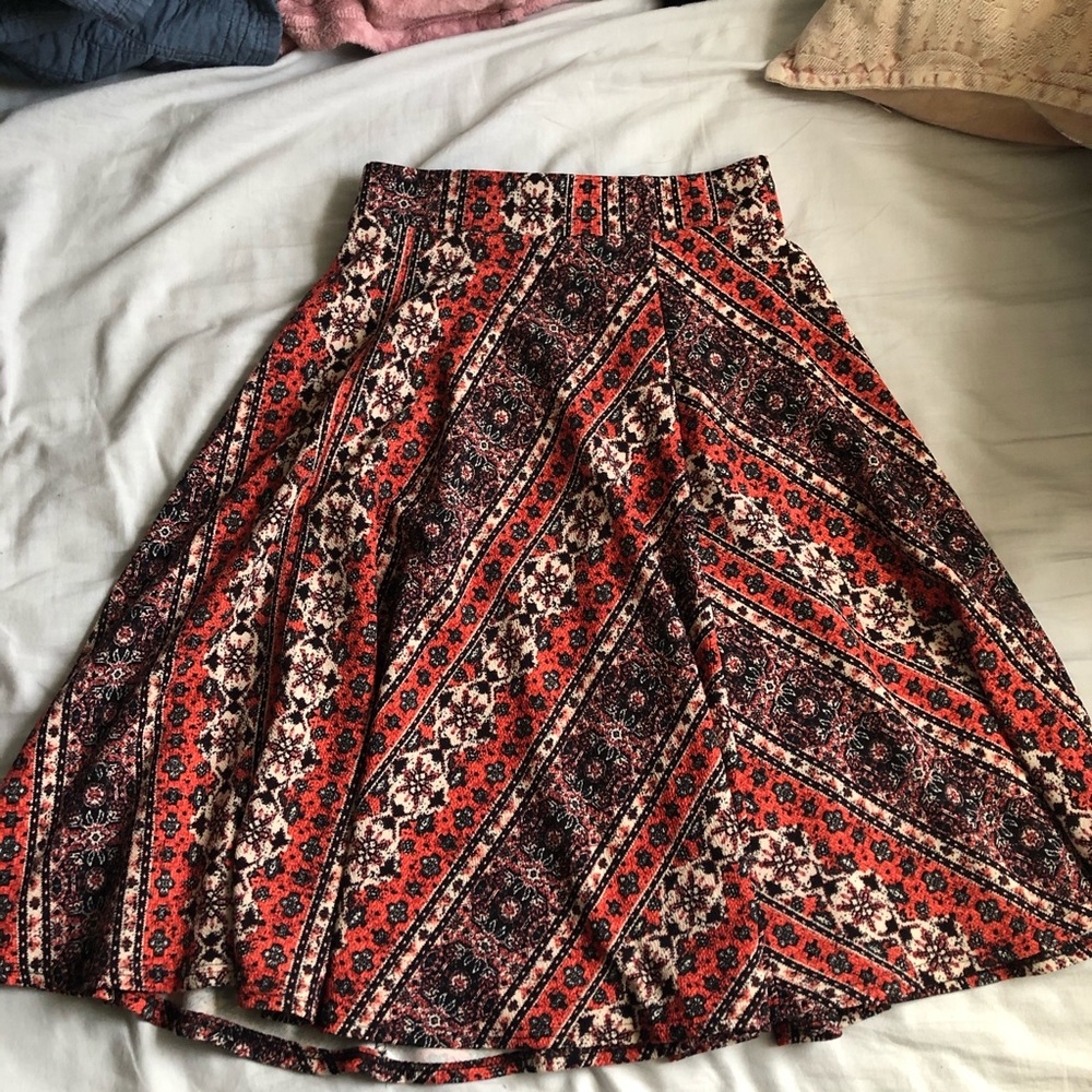 Aztec Patterned Skirt